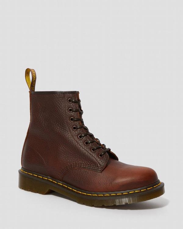 Dr Martens Dámské Kotníkové Boty 1460 Abandon Tmavě Hnědé, CZ-704561